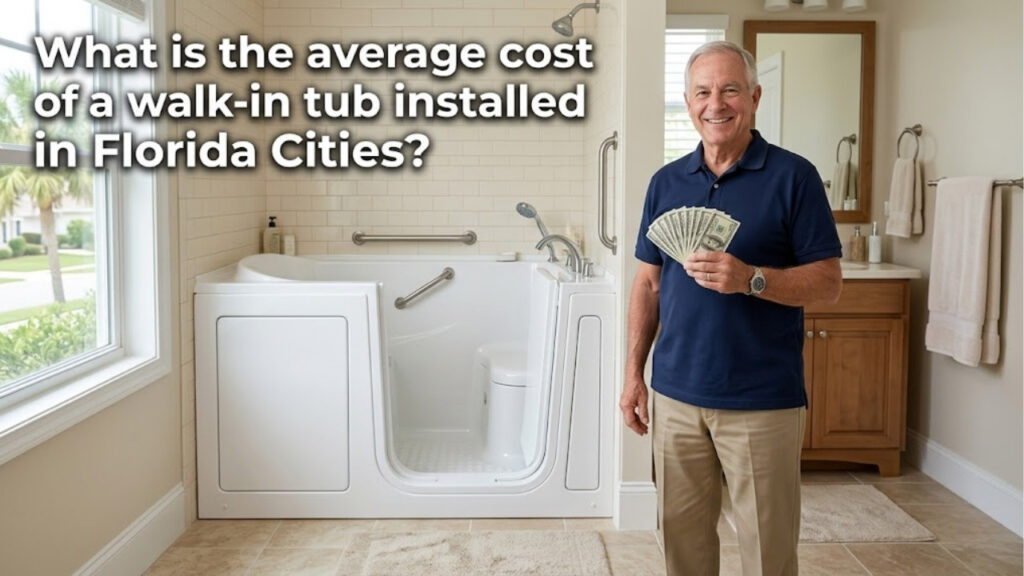 What is the average cost of a walk-in tub installed in Florida Cities?